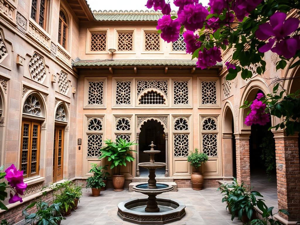Pakistani Traditional Courtyard